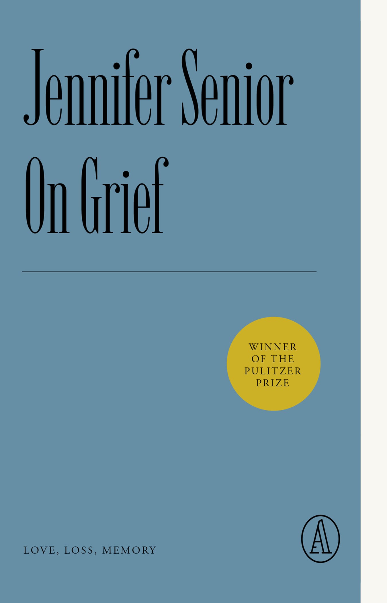 jennifer senior essay on grief